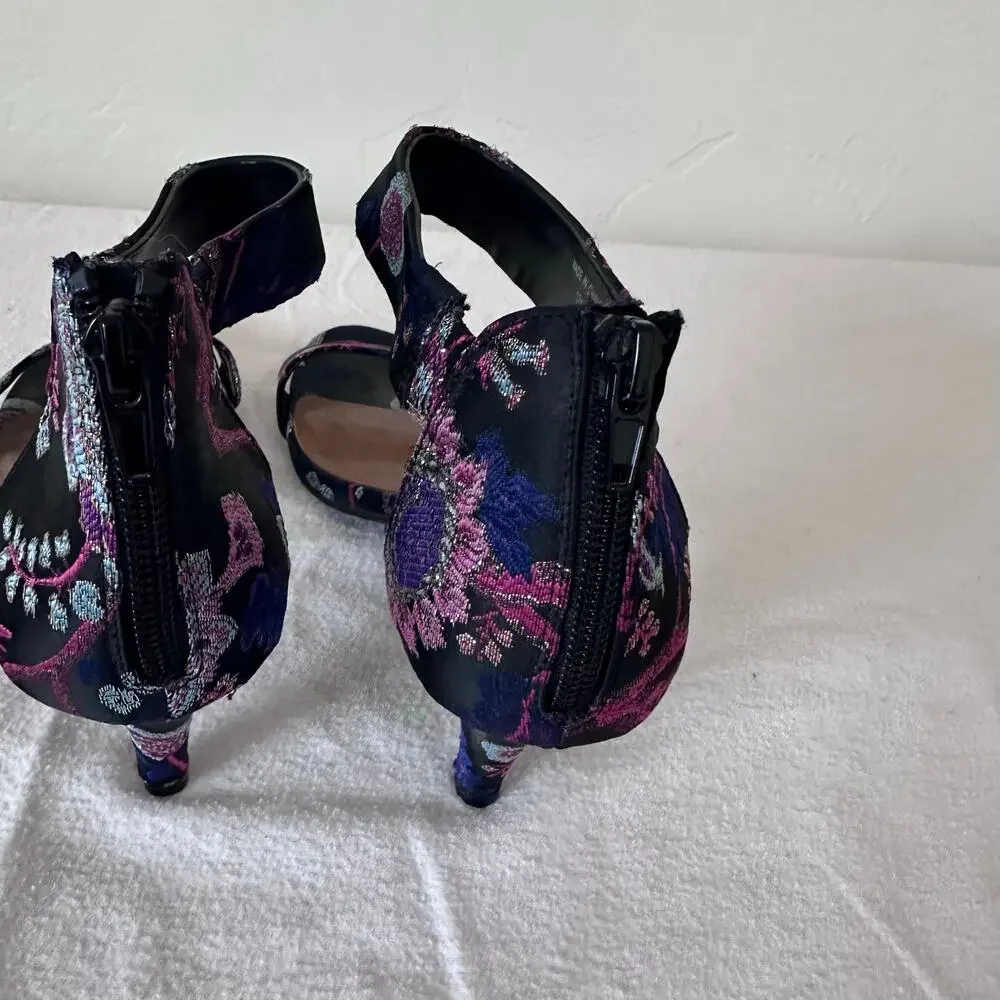 Style & Co. Women's Paycee Dress Shoes Sandals Floral  Embroidery Size 10 M NWOT - Picture 5 of 6